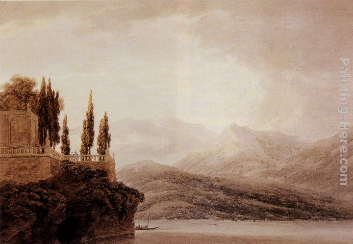 John Robert Cozens Isola Bella On Lago Maggiore